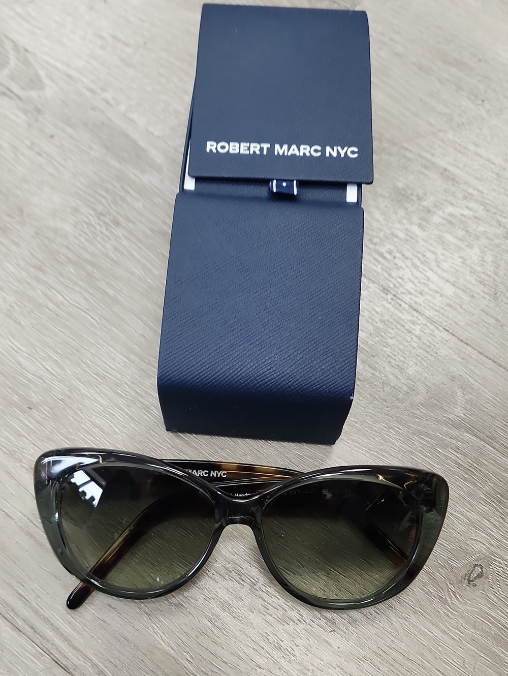 Robert Marc NYC Men’s Green Gradient Tortoiseshell Sunglasses